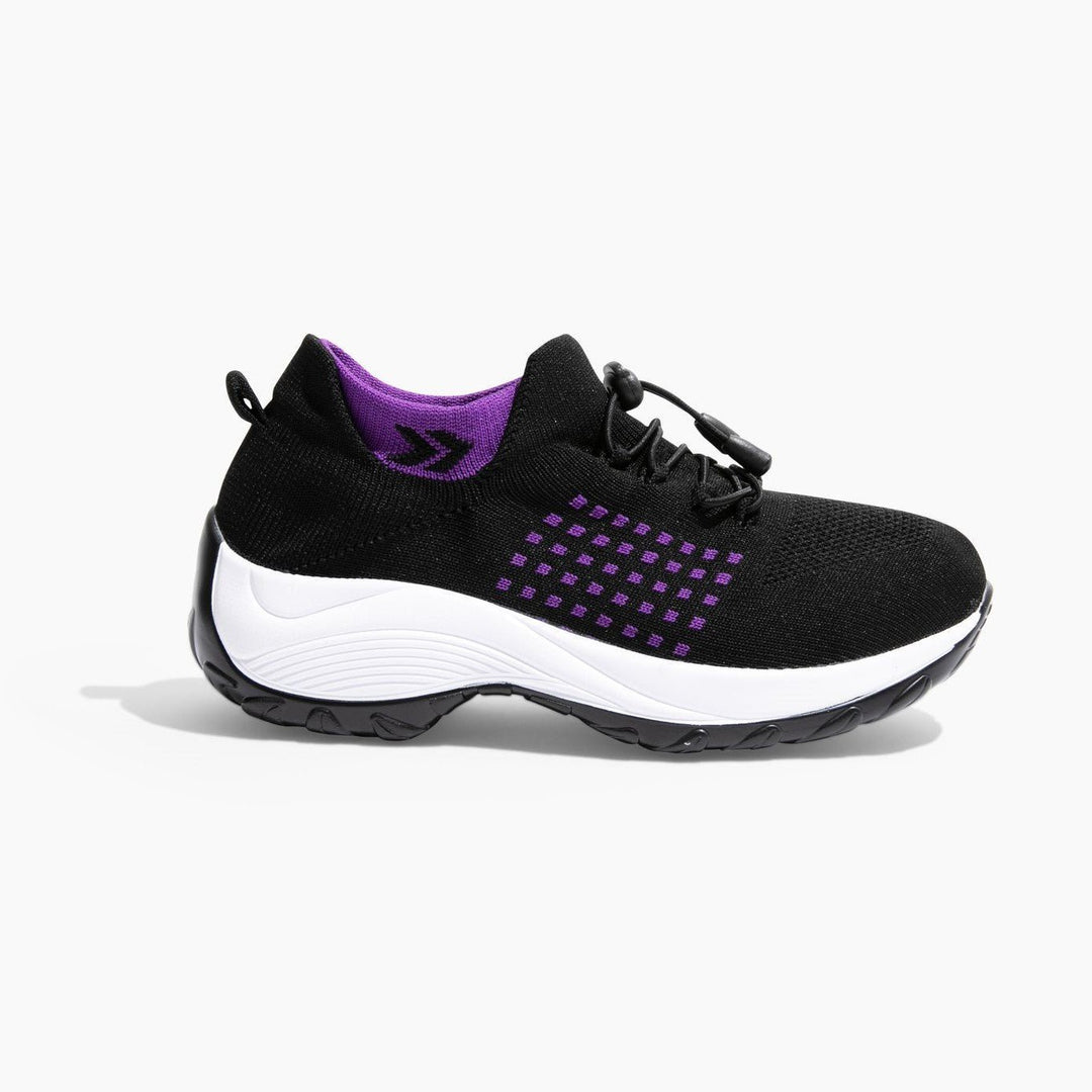 Slip-On Sneakers - Ortopediska - Luftkuddar - Sneakers med tjock sula - Damskor