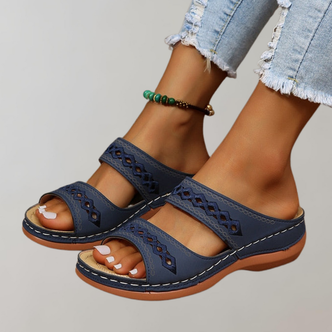 Slip-On-sandaler – ergonomiska ortopediska sommarsandaler för damer