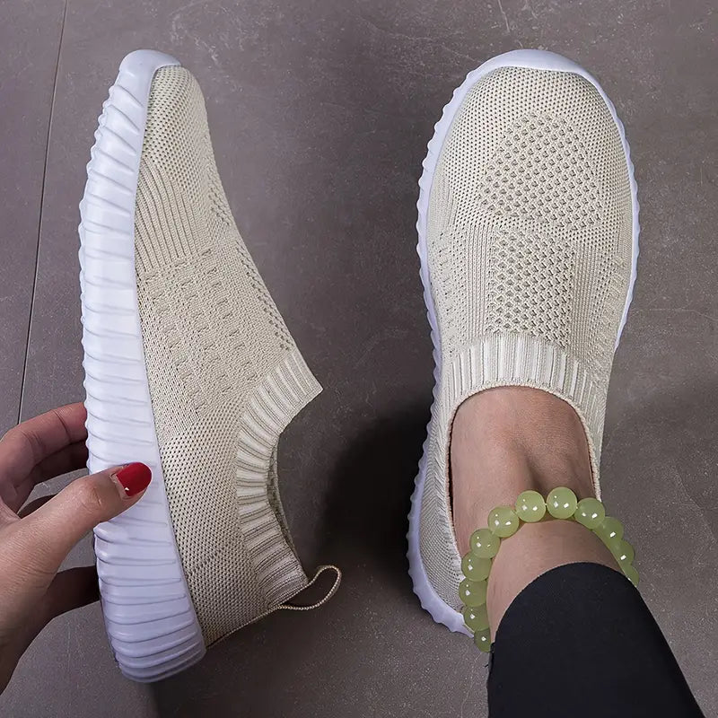 Slip On-sneakers - Lättviktiga - Andningsbara - Ortopediska skor - Gåskor