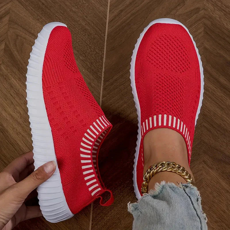 Slip On-sneakers - Lättviktiga - Andningsbara - Ortopediska skor - Gåskor