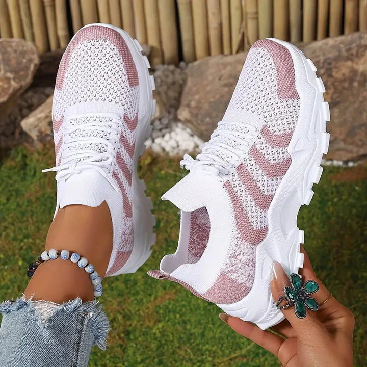 Slip On-sneakers, Skjut in, Bekväma, Mesh Sneakers, Sportskor