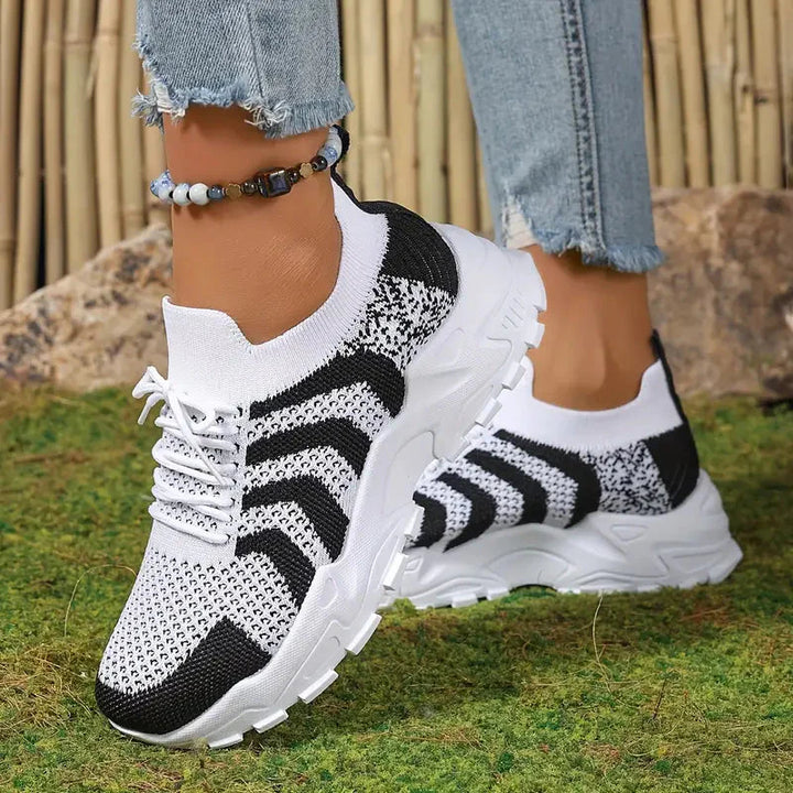 Slip On-sneakers, Skjut in, Bekväma, Mesh Sneakers, Sportskor