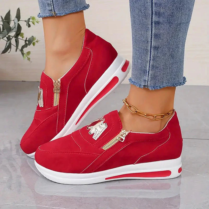 Sneakers - Plattform - Slip On - Gåskor - Damskor