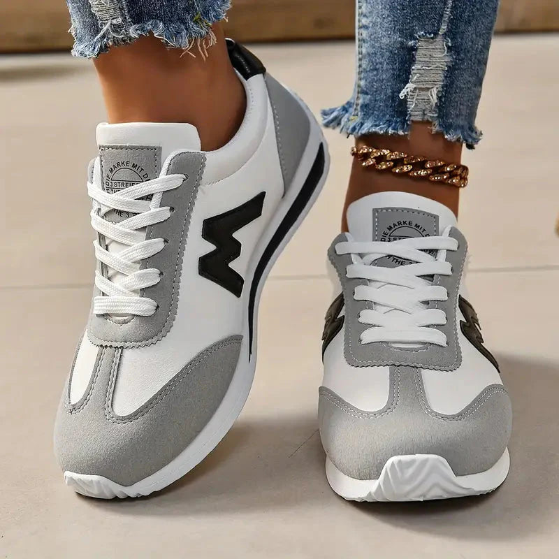 Sneakers - Snörning - Låg topp - Damskor - Vandringsskor