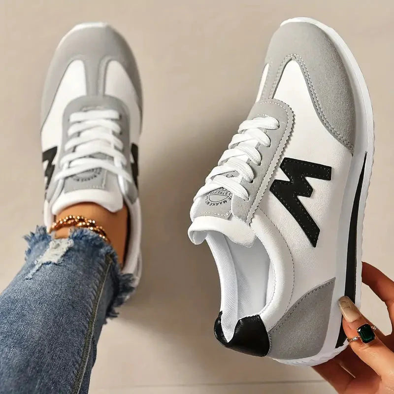 Sneakers - Snörning - Låg topp - Damskor - Vandringsskor