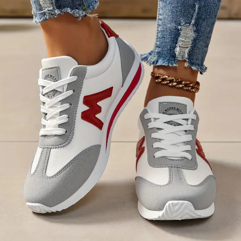 Sneakers - Snörning - Låg topp - Damskor - Vandringsskor