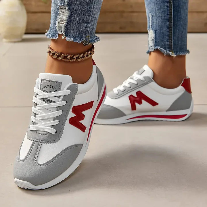 Sneakers - Snörning - Låg topp - Damskor - Vandringsskor