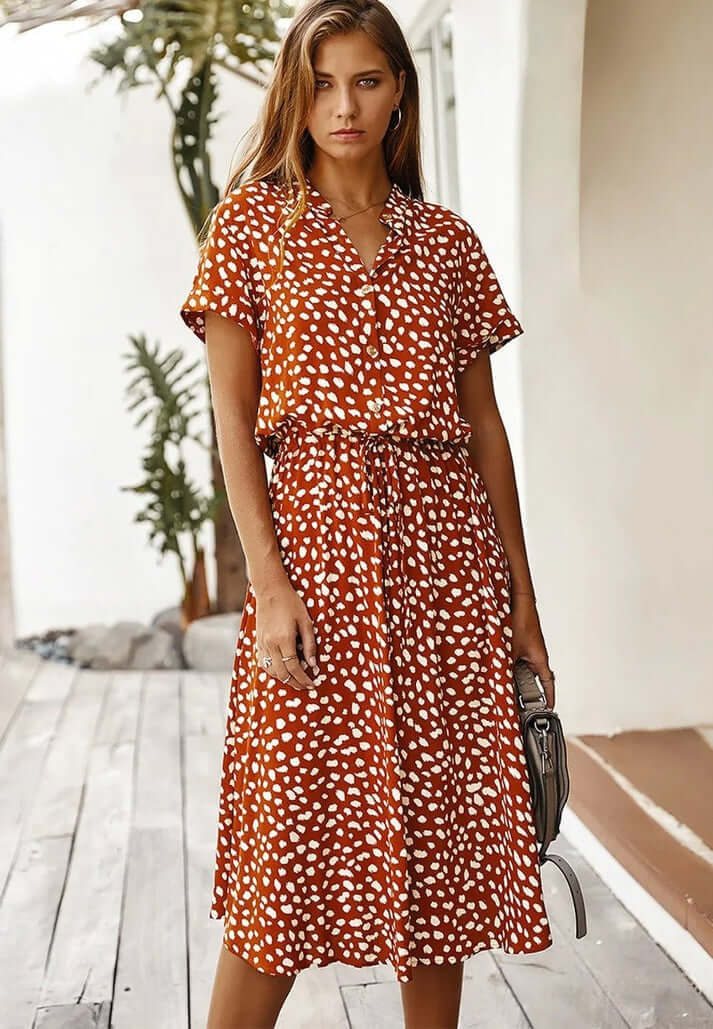 Sommarklänning | Kortärmad | Midiklänning | Midiklänning | Sundress