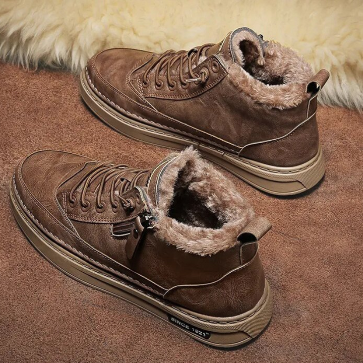 Spencer Sneakers | Herrskor med pälssnören