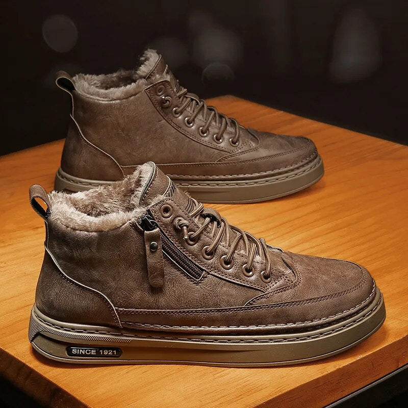 Spencer Sneakers | Herrskor med pälssnören