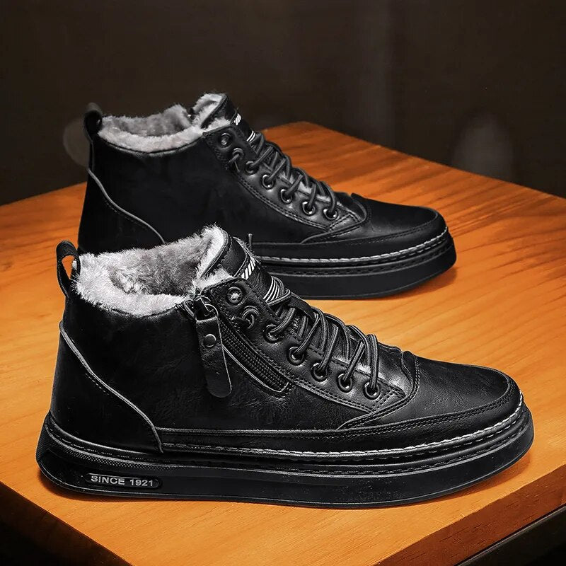 Spencer Sneakers | Herrskor med pälssnören