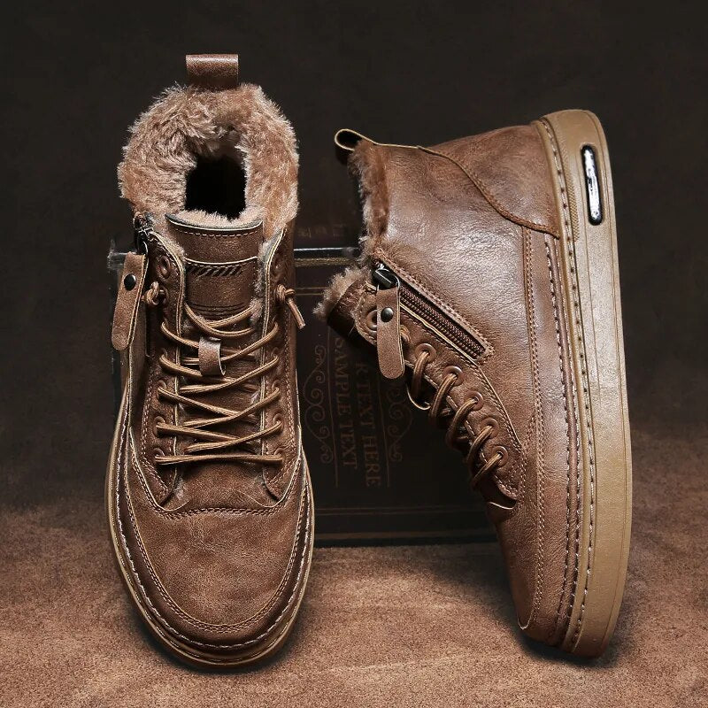 Spencer Sneakers | Herrskor med pälssnören