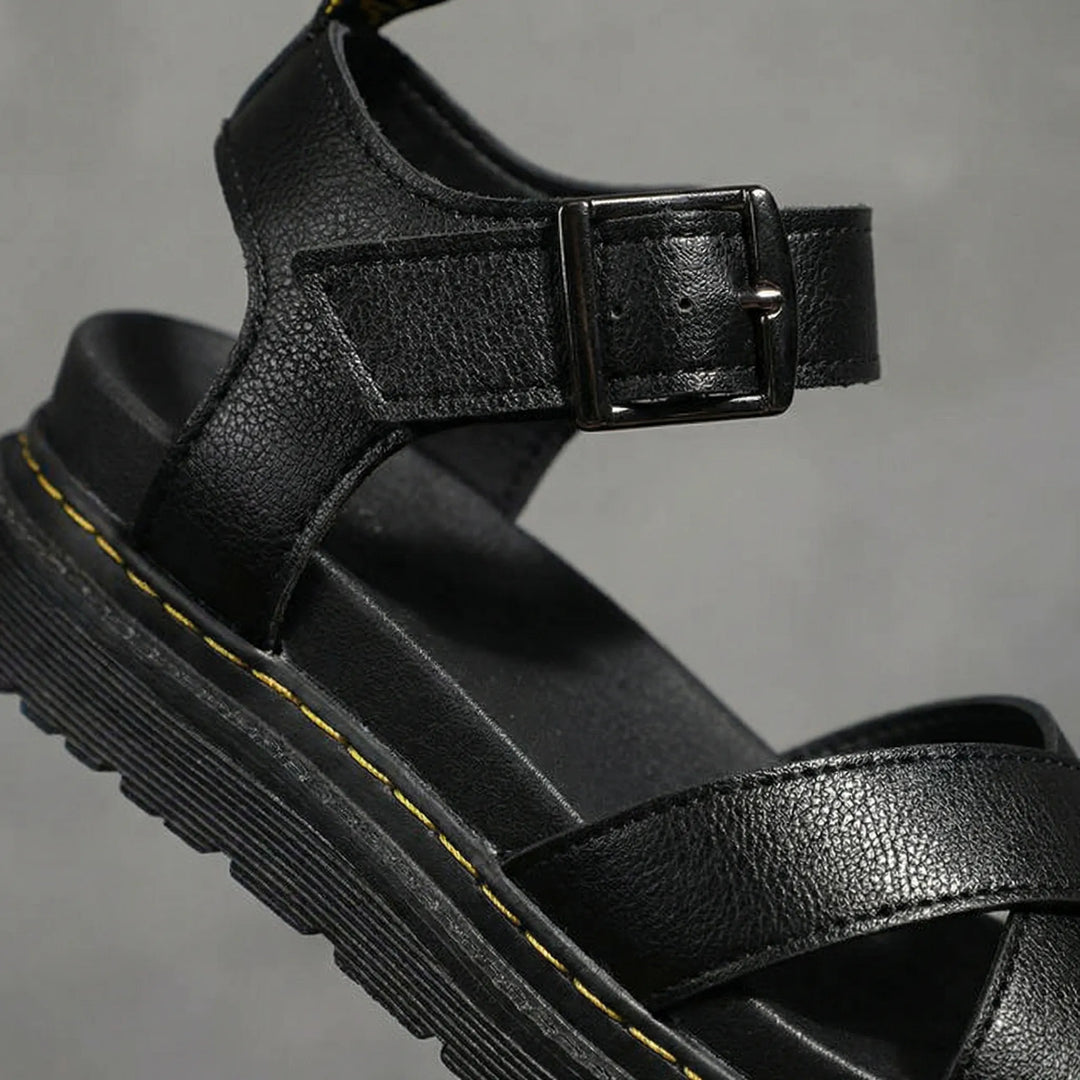Sportiga sandaler med platåsula - Velma