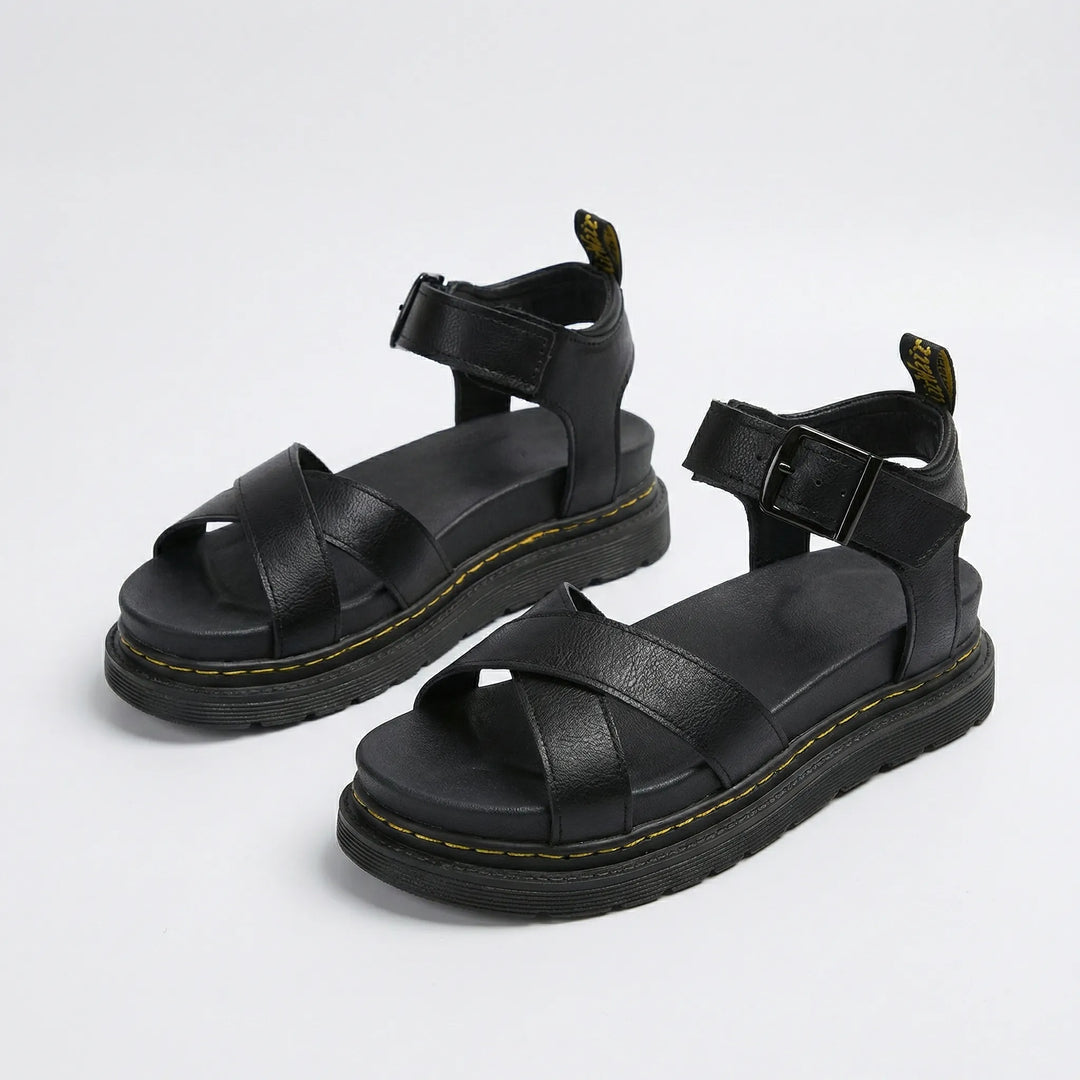 Sportiga sandaler med platåsula - Velma