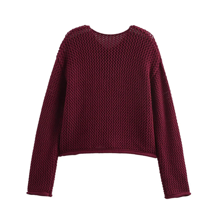 Stickad Cardigan - Varm - Fickor - Knäppbar cardigan - Damkläder