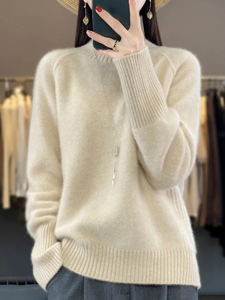 Stickad Tröja | Fluffig | Turtleneck | Stickad Tröja | Damstickat