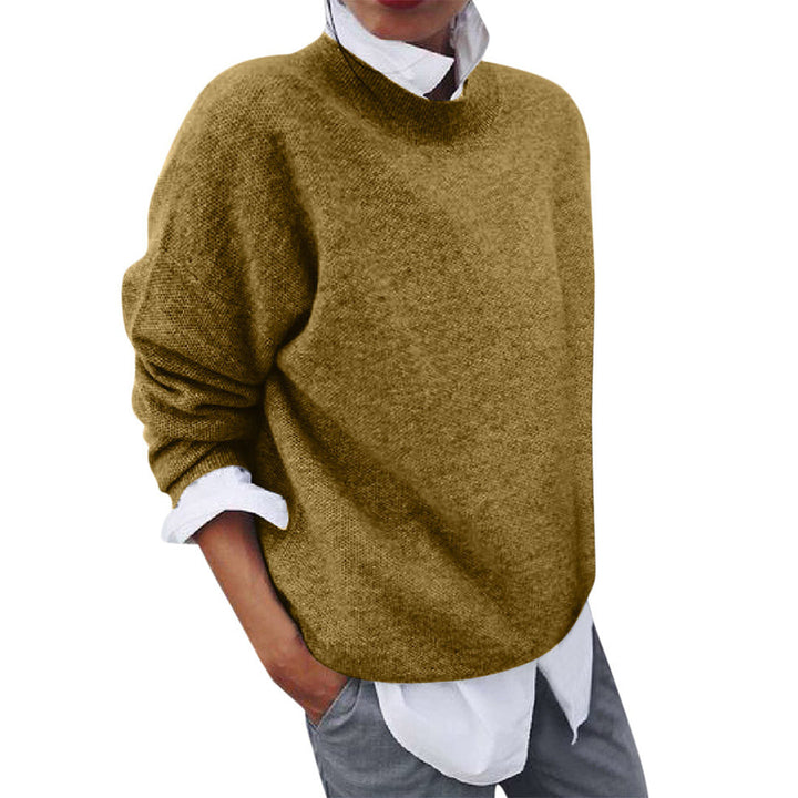 Stickad Tröja | Loose Fit | Långärmad | Oversized Pullover | Vinterkläder för kvinnor