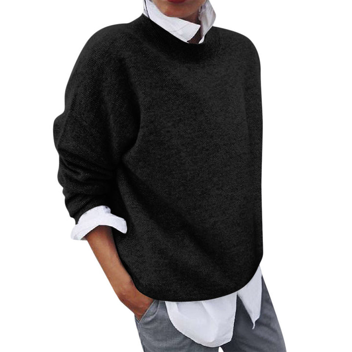 Stickad Tröja | Loose Fit | Långärmad | Oversized Pullover | Vinterkläder för kvinnor