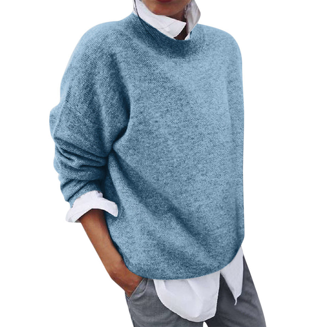 Stickad Tröja | Loose Fit | Långärmad | Oversized Pullover | Vinterkläder för kvinnor