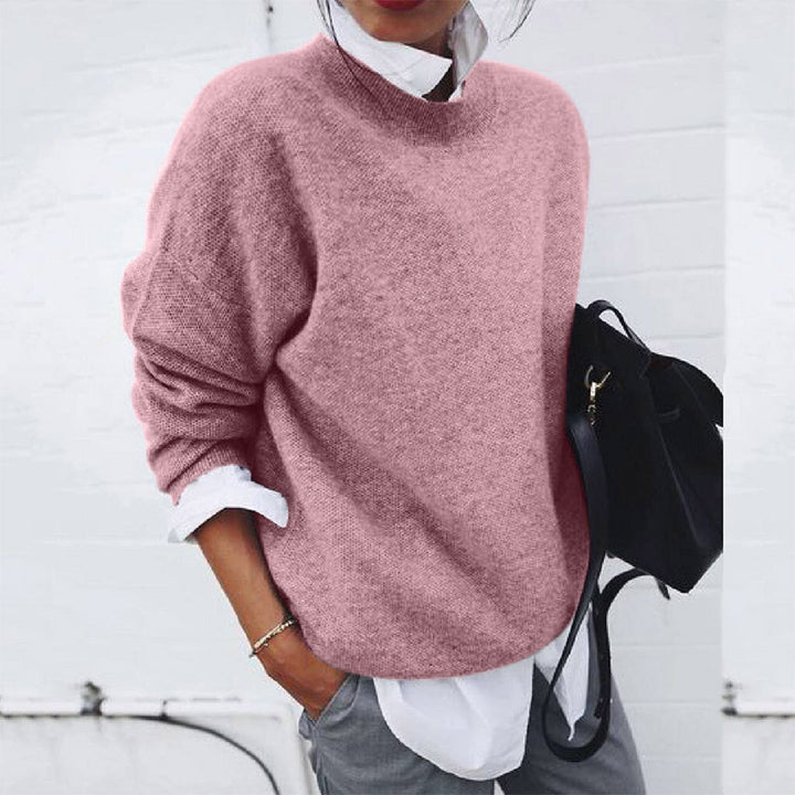 Stickad Tröja | Loose Fit | Långärmad | Oversized Pullover | Vinterkläder för kvinnor