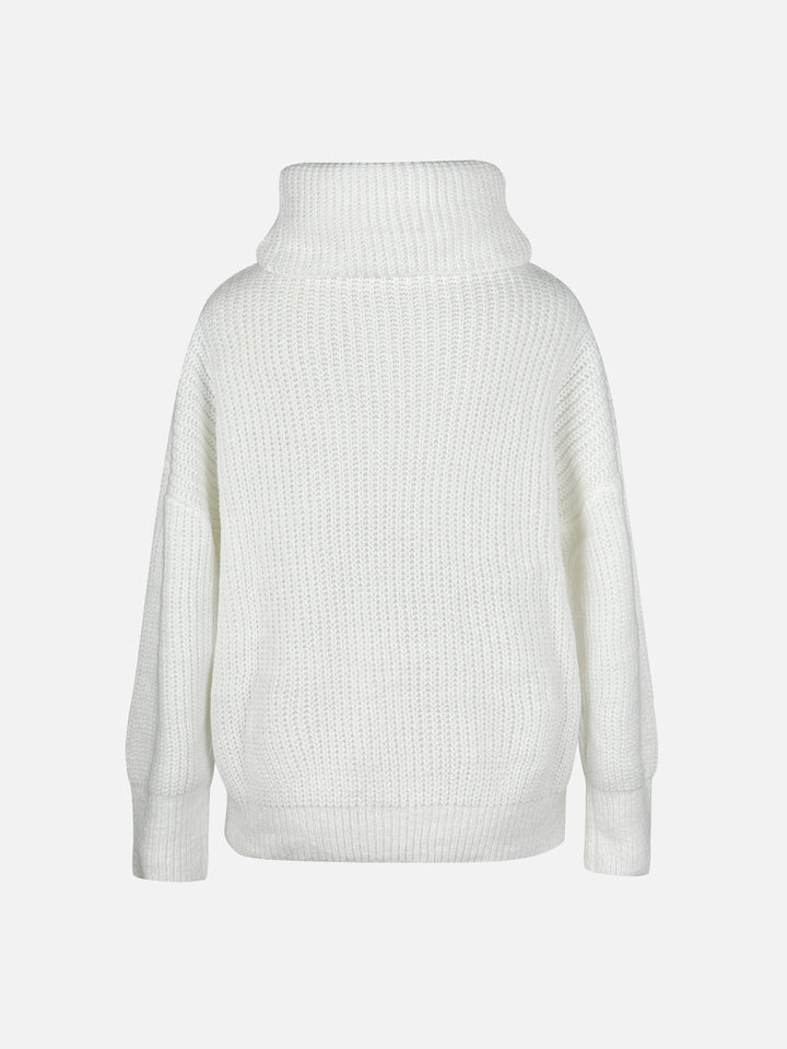 Stickad Tröja | Turtleneck | Loose Fit | Stickad tröja | Damstickat