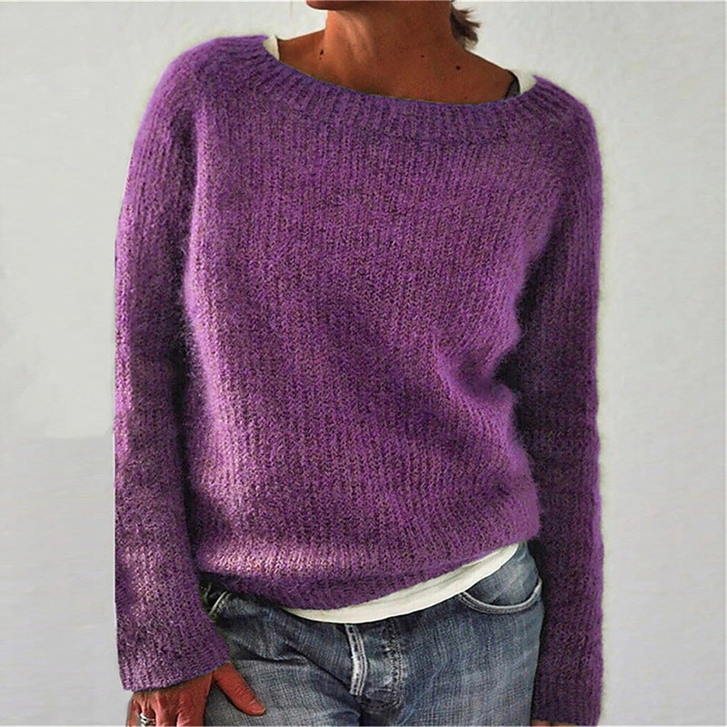 Stickad tröja | Varm | Pullover | Stickad Tröja | Damstickning