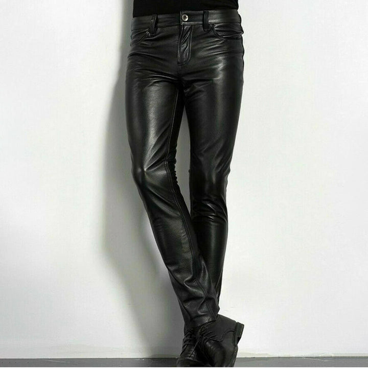 Mäns Slim Fit Herrbyxor i Stilren Design