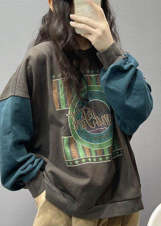 Streetwear Herrtröja med Tryck