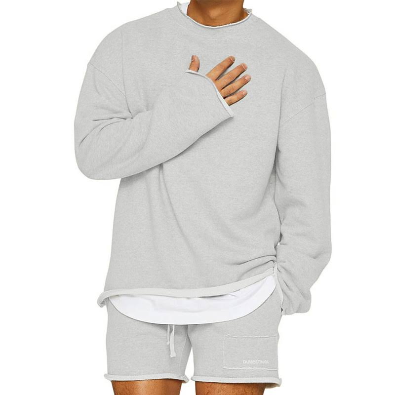 Sweatshirt - Casual - Långärmad - Basic Shirt - Herrkläder