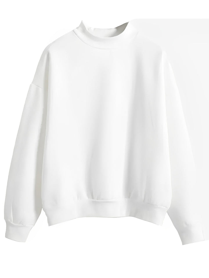 Sweatshirt - Varm - Rund hals - Pullover - Damkläder