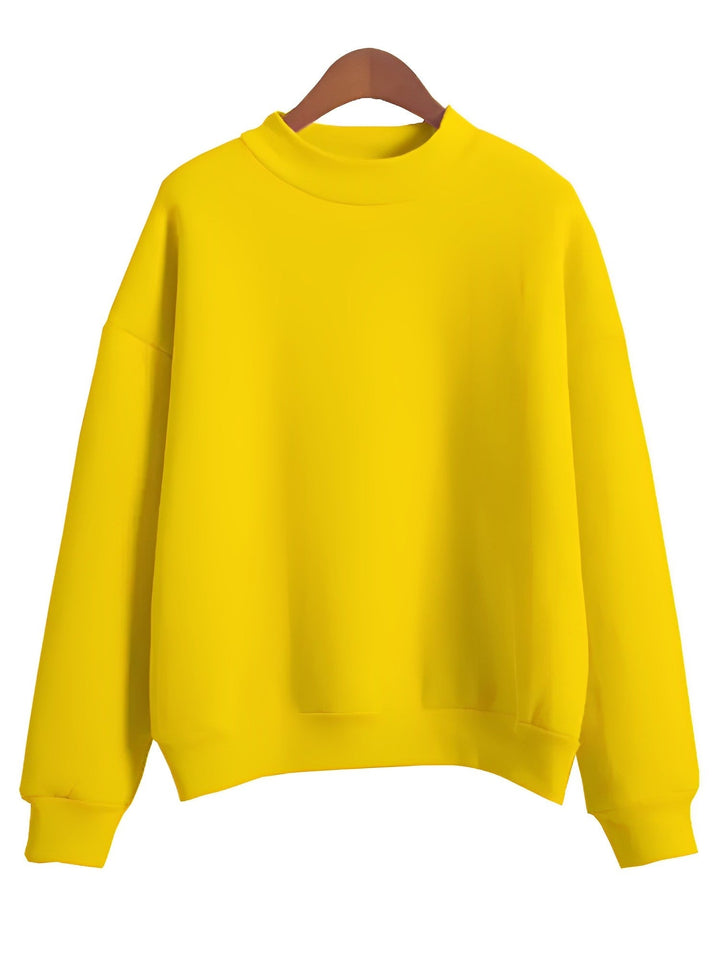 Sweatshirt - Varm - Rund hals - Pullover - Damkläder
