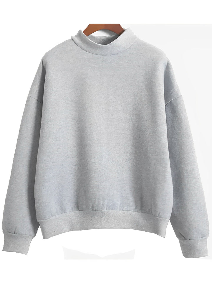 Sweatshirt - Varm - Rund hals - Pullover - Damkläder