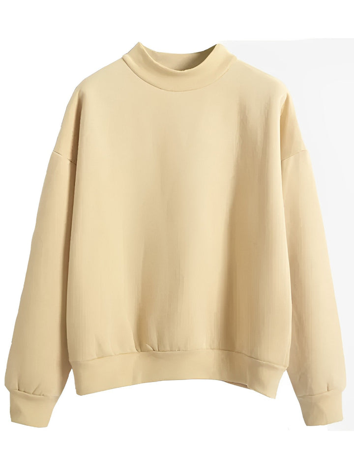 Sweatshirt - Varm - Rund hals - Pullover - Damkläder