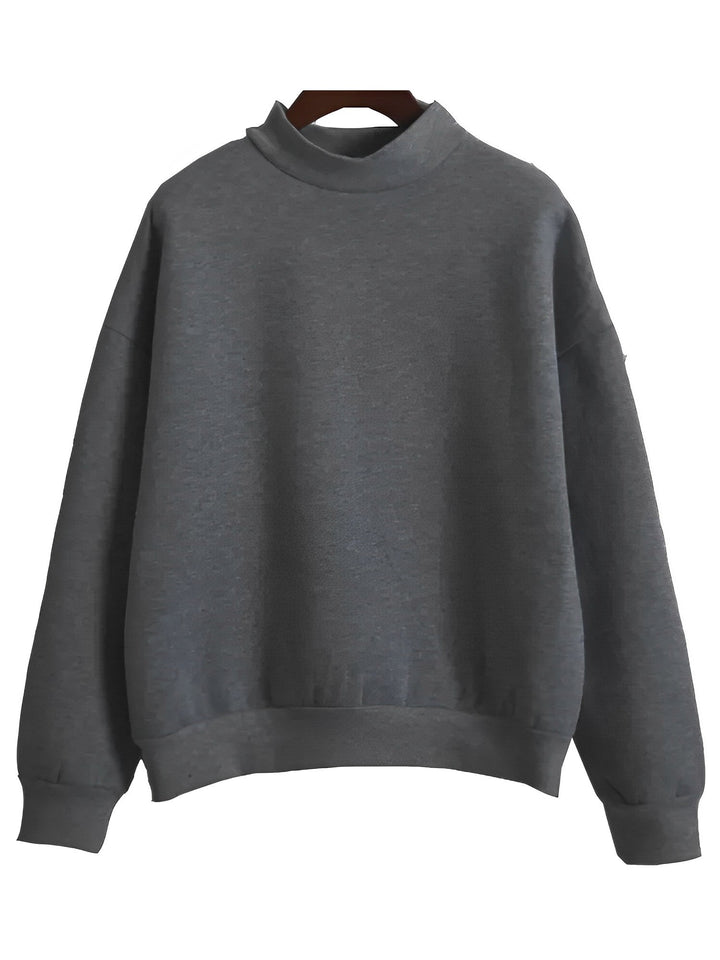 Sweatshirt - Varm - Rund hals - Pullover - Damkläder