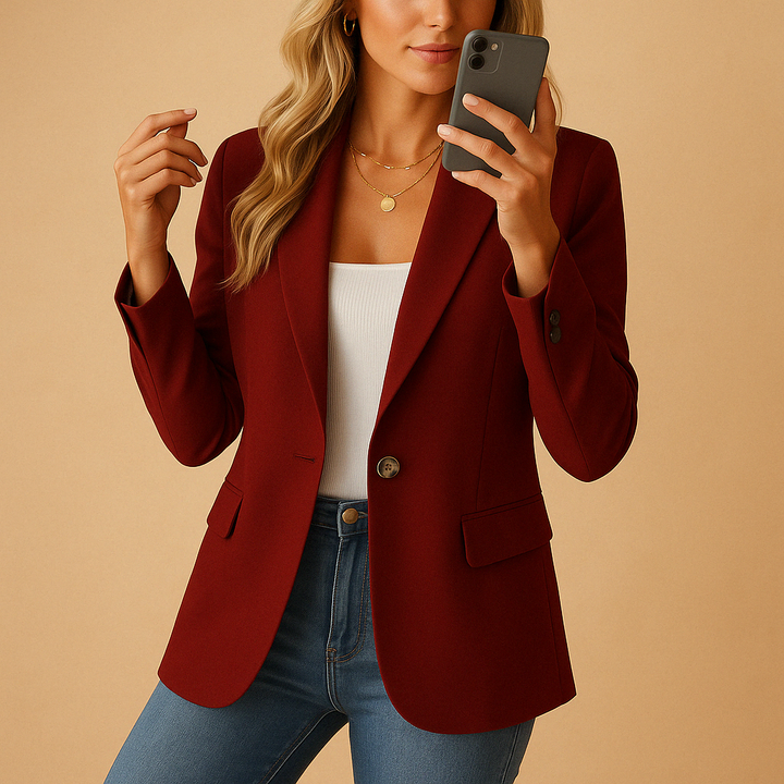 Figursydd blazer med stretchkomfort - Alexandra