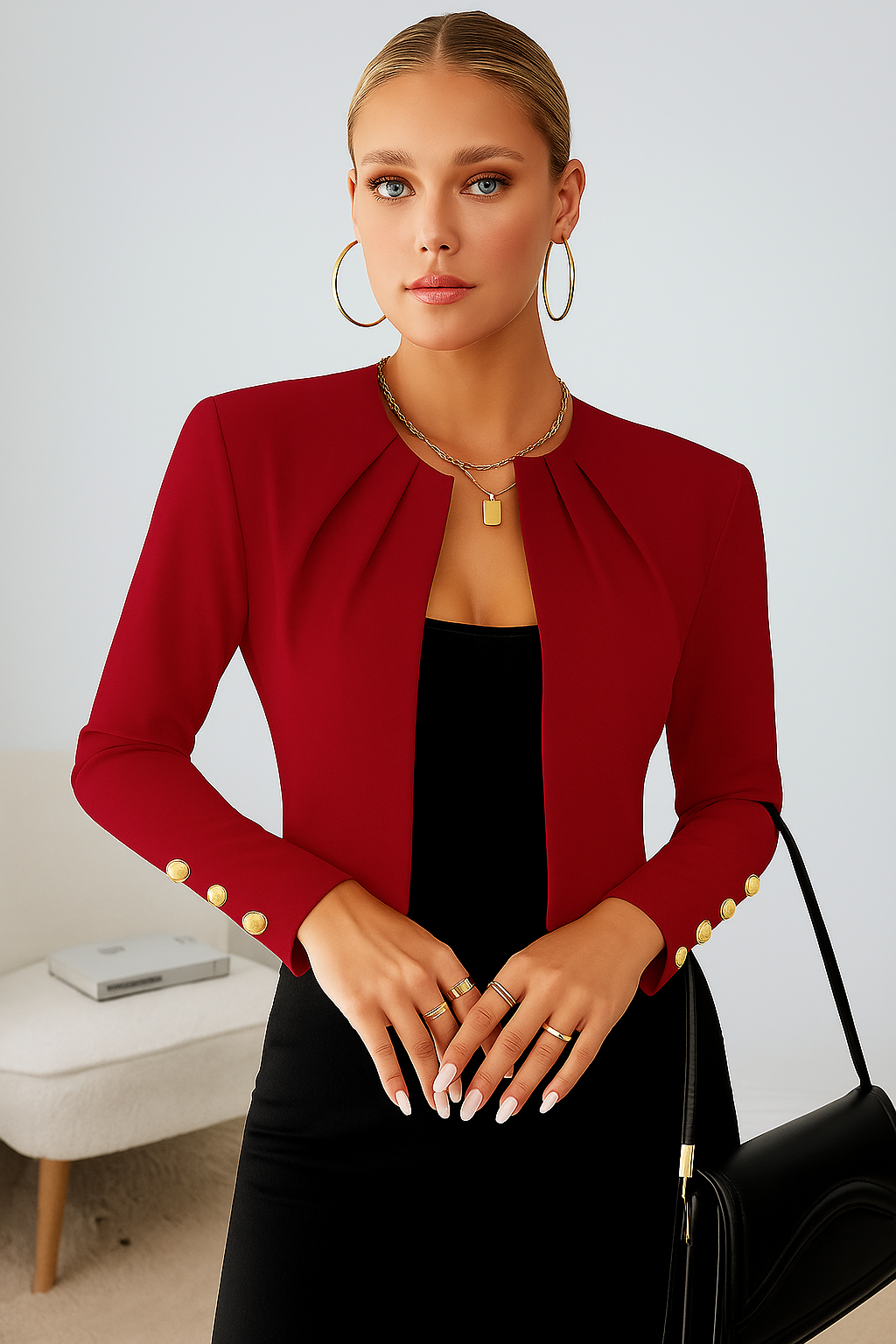 Figursydd businessblazer - Denise