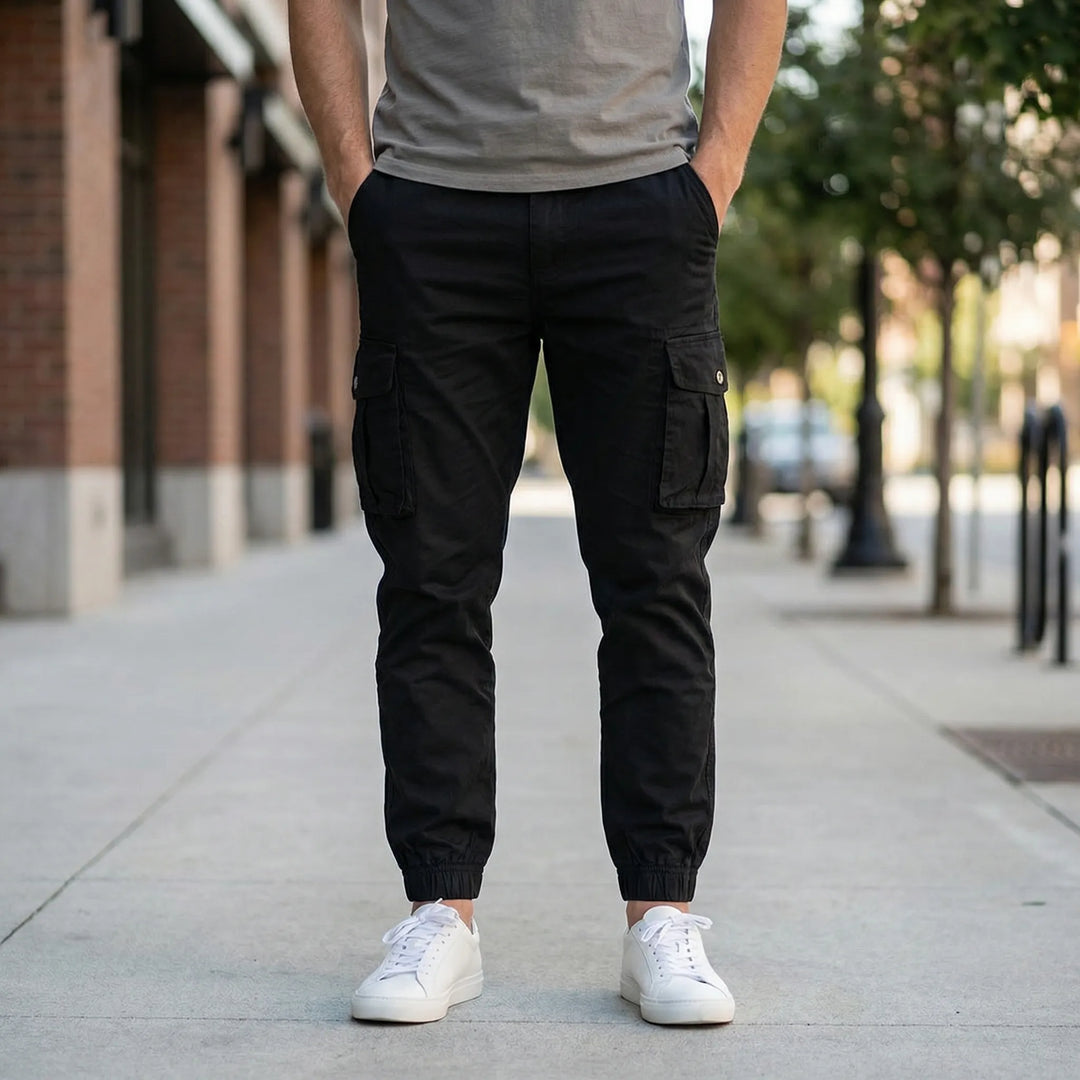 Avsmalnande cargo-jogger herrpassform - Marko