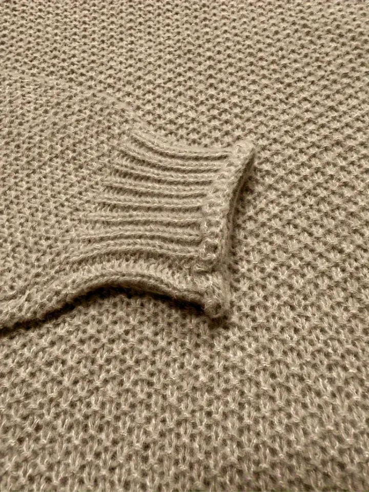 Tatianna Tröja | Stickad pullover med turtleneck för kvinnor