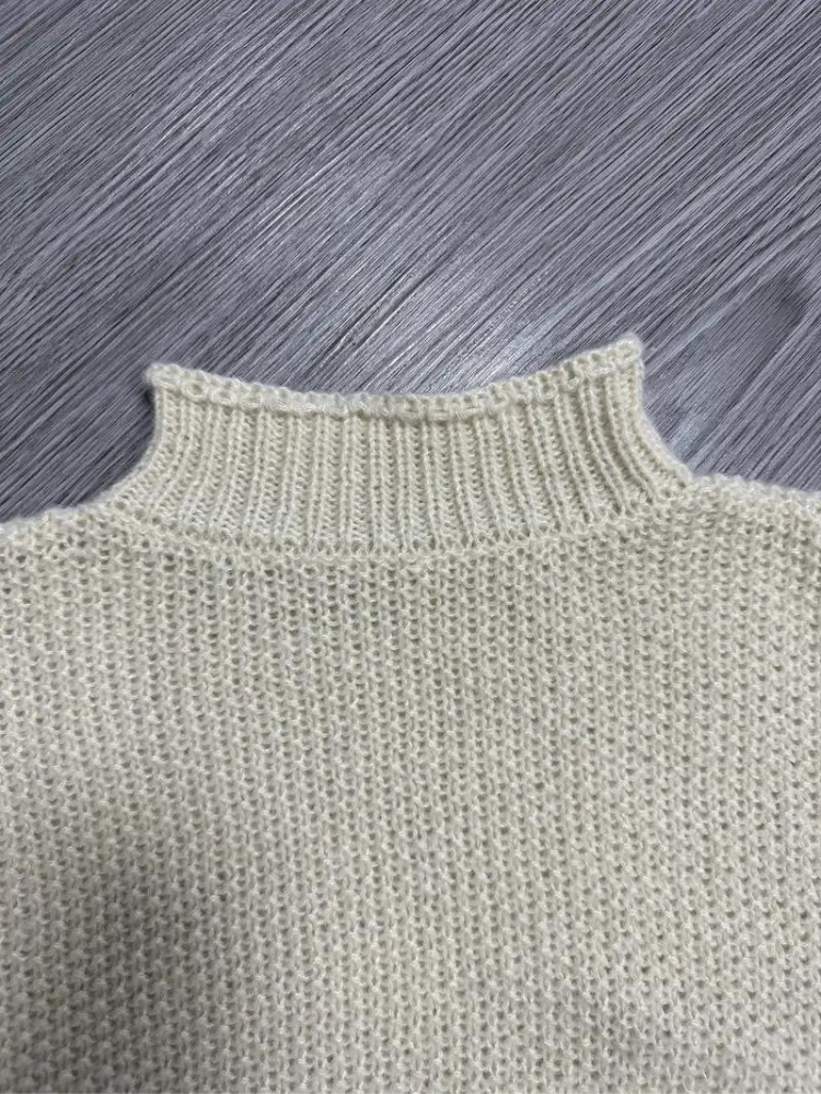 Tatianna Tröja | Stickad pullover med turtleneck för kvinnor