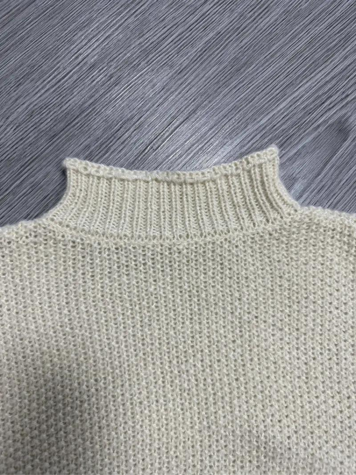 Tatianna Tröja | Stickad pullover med turtleneck för kvinnor