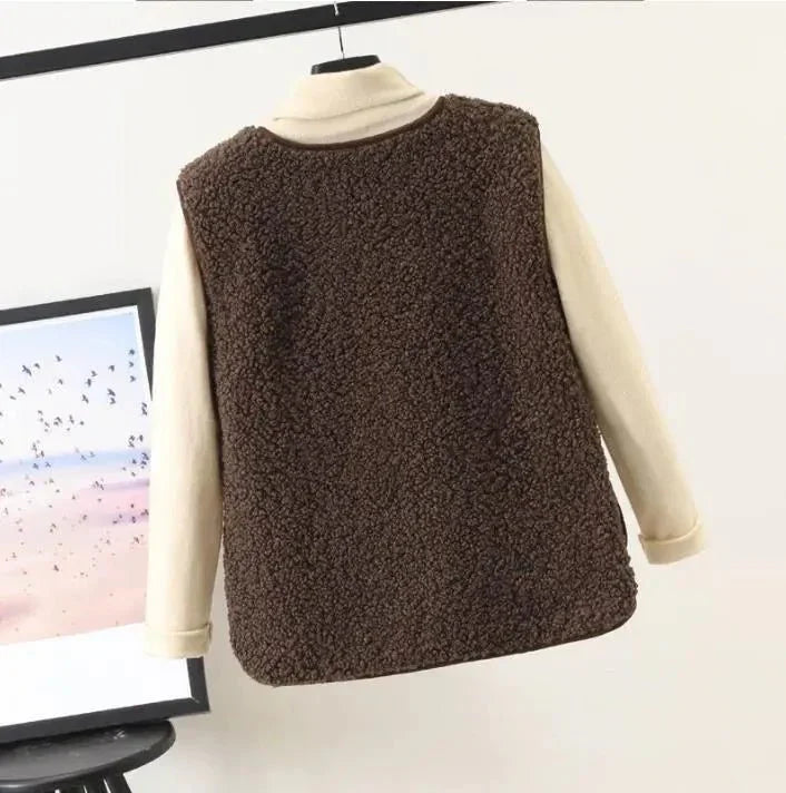 Teddy Gilet - Ärmlös bodyvärmare för damer Teddy Vest