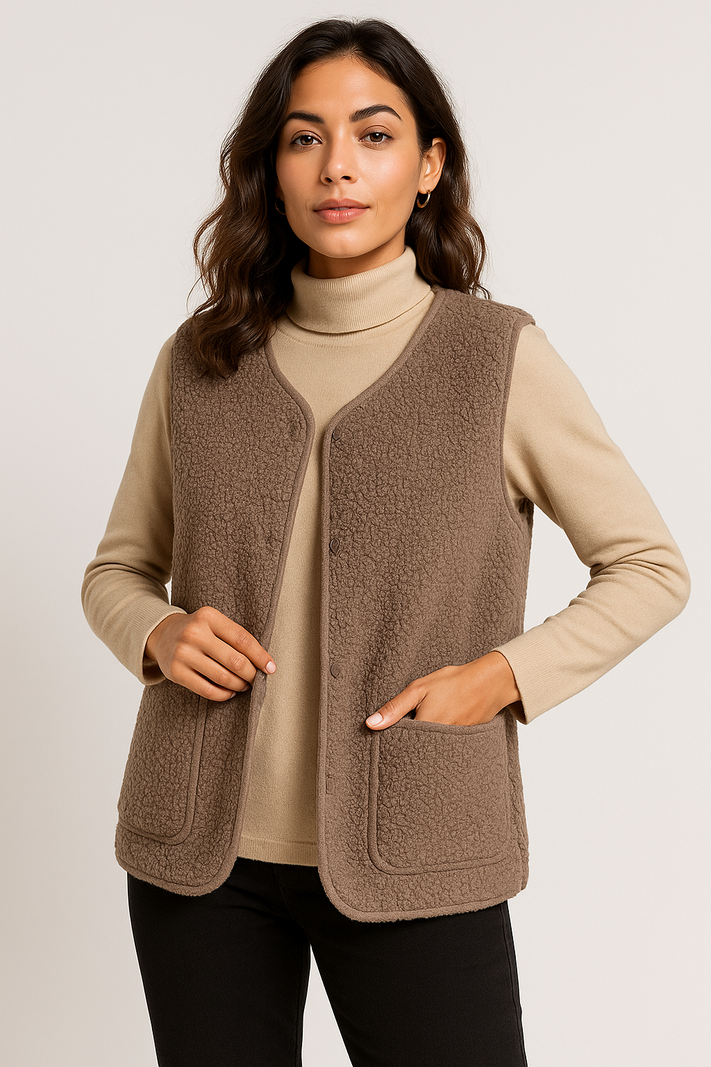 Teddy Gilet - Ärmlös bodyvärmare för damer Teddy Vest