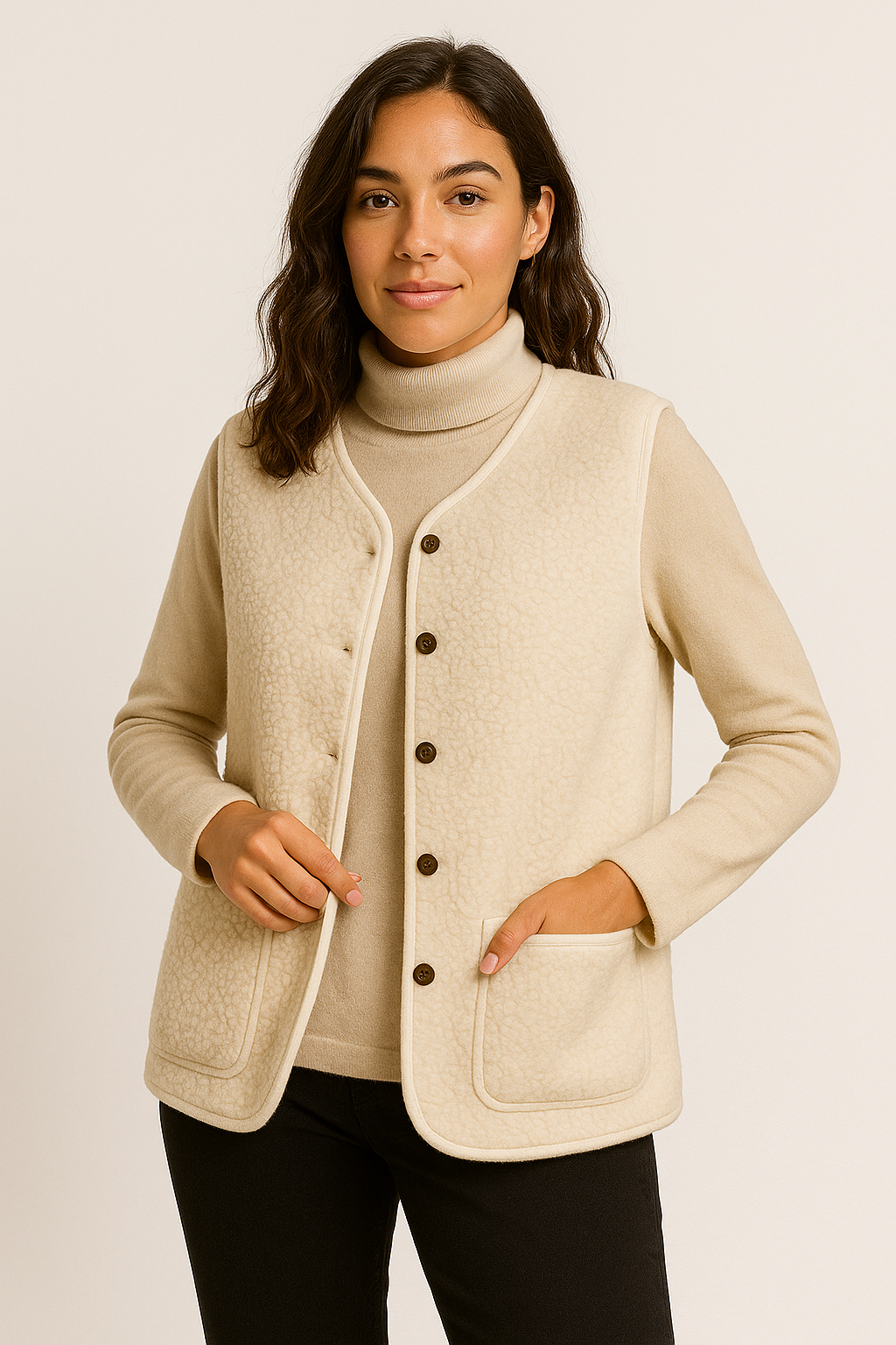 Teddy Gilet - Ärmlös bodyvärmare för damer Teddy Vest