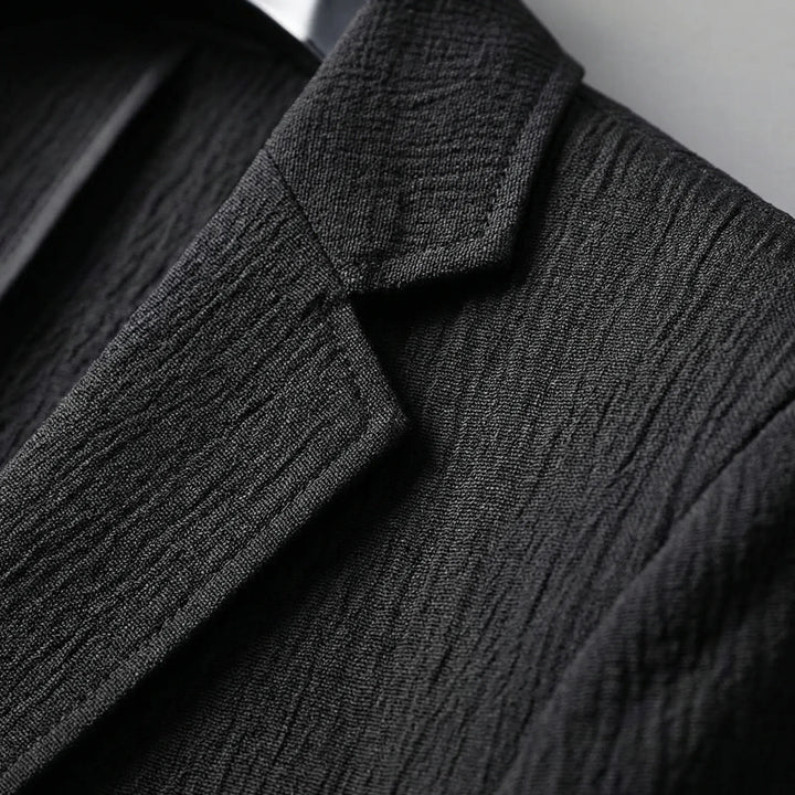 Texturerat blazer- och byxset i två delar - Harvey