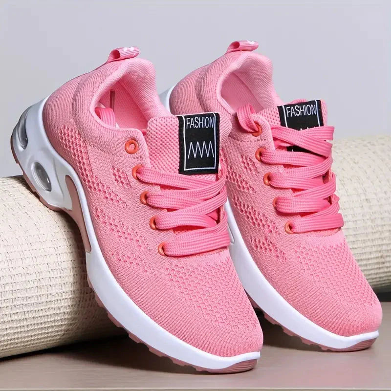 Träningsskor - Mjuk sula - Luftkudde - Damskor - Sneakers - Gåskor
