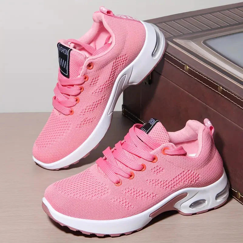 Träningsskor - Mjuk sula - Luftkudde - Damskor - Sneakers - Gåskor