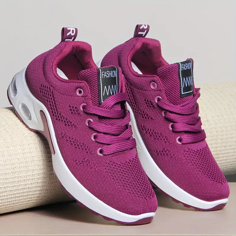 Träningsskor - Mjuk sula - Luftkudde - Damskor - Sneakers - Gåskor
