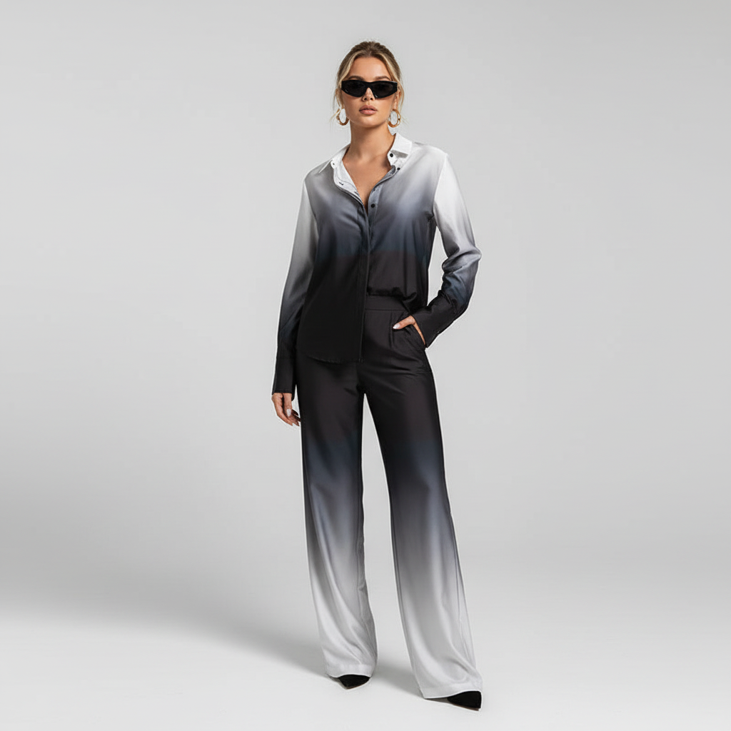 Trendig ombré-outfitkombination - Theresa