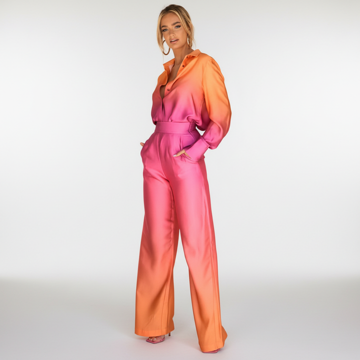 Trendig ombré-outfitkombination - Theresa