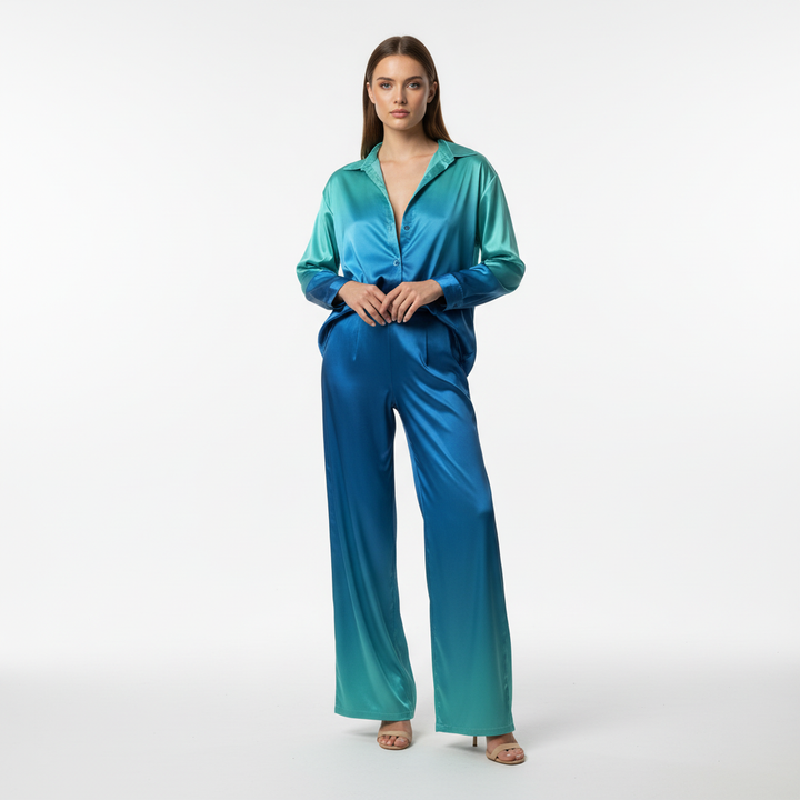 Trendig ombré-outfitkombination - Theresa